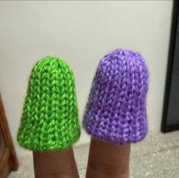 Mini Knitted Hats — Set of 3