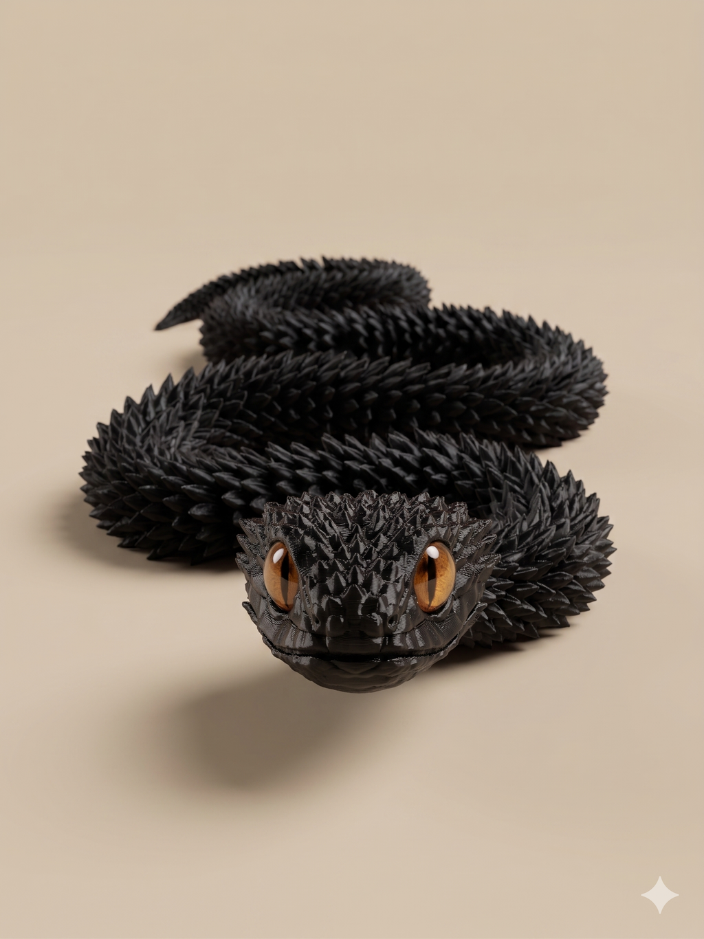 Silk Black Viper