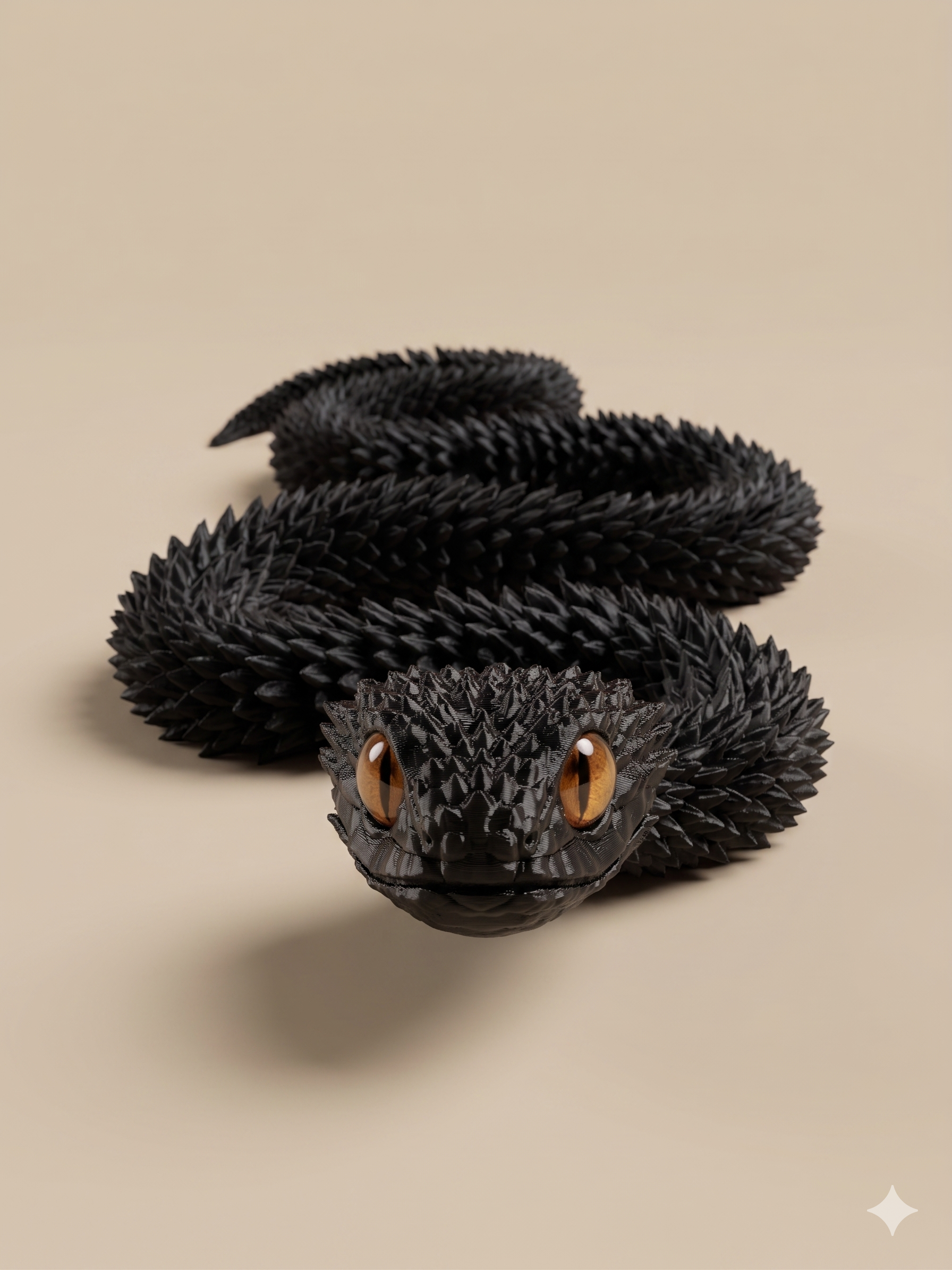 Silk Black Viper