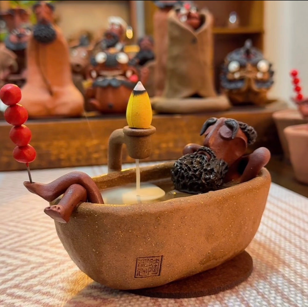 Dharma Bath Backflow Incense Burner