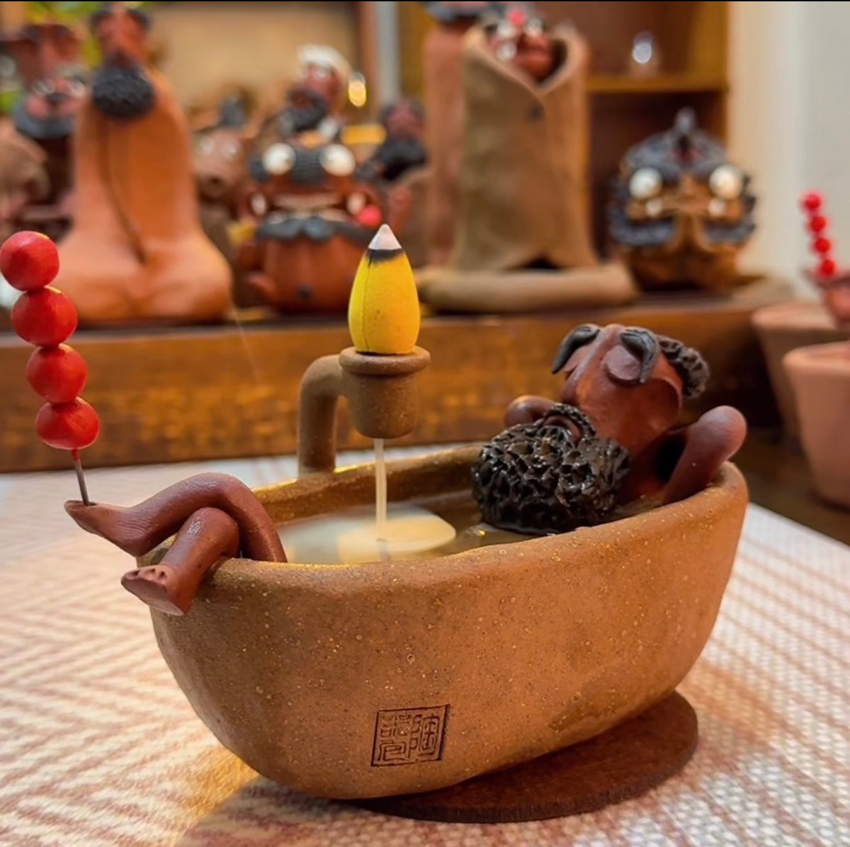 Dharma Bath Backflow Incense Burner