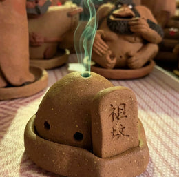 Handmade Tombstone Incense Burner