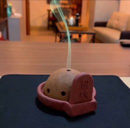 Handmade Tombstone Incense Burner